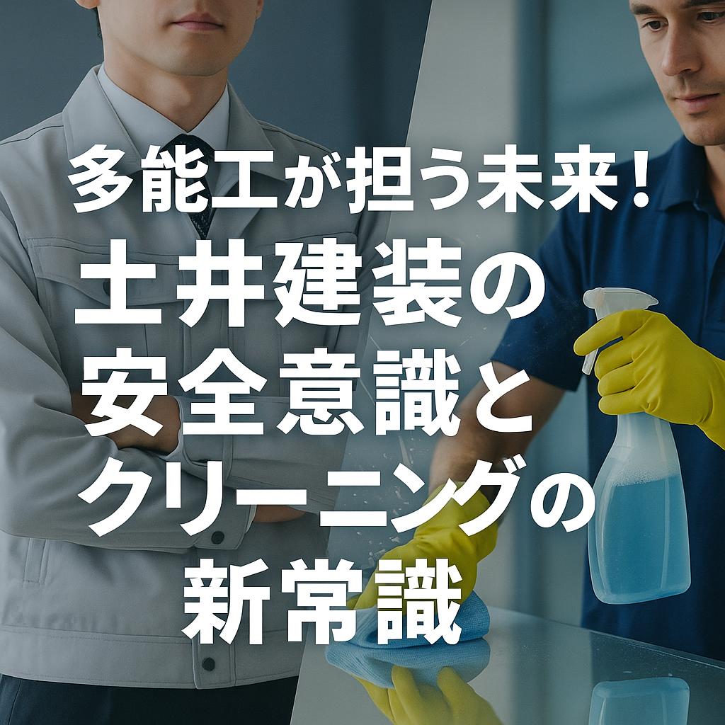 多能工が担う未来！土井建装の安全意識とクリーニングの新常識